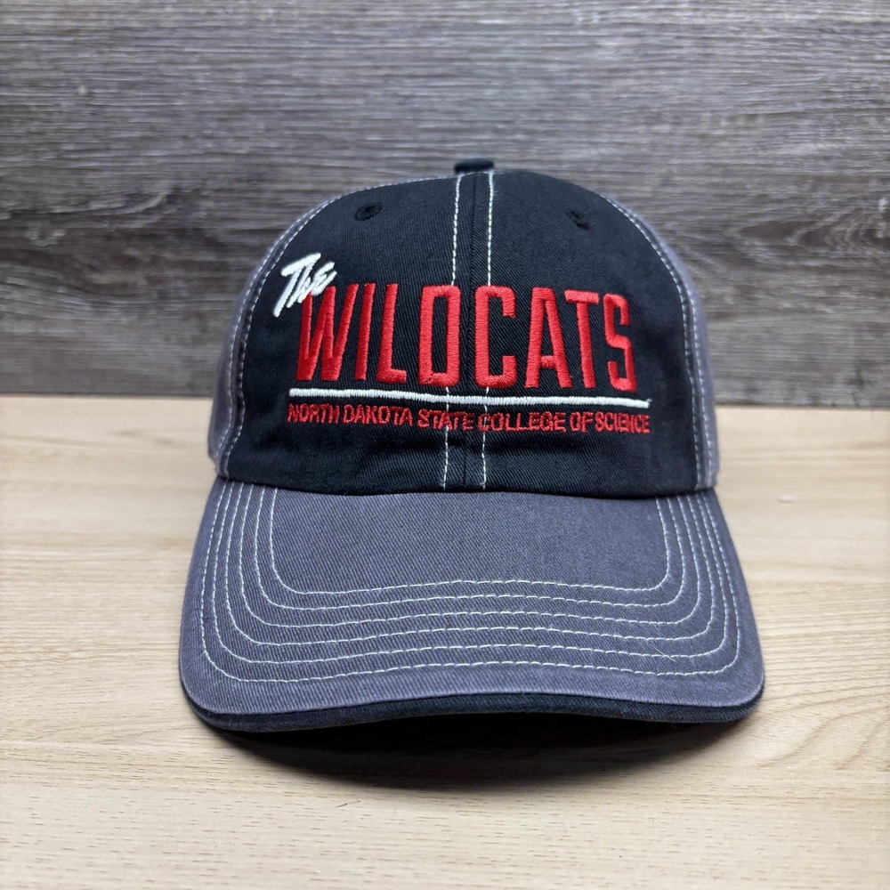 NDSCS Wildcats Hat Cap Strap Back Mens One Size‎ Black College Richardson